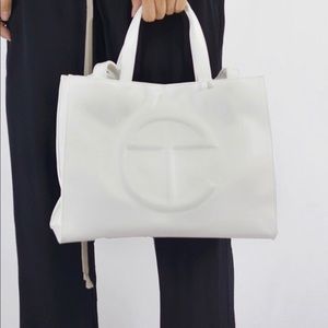 Medium White Telfar Bag
